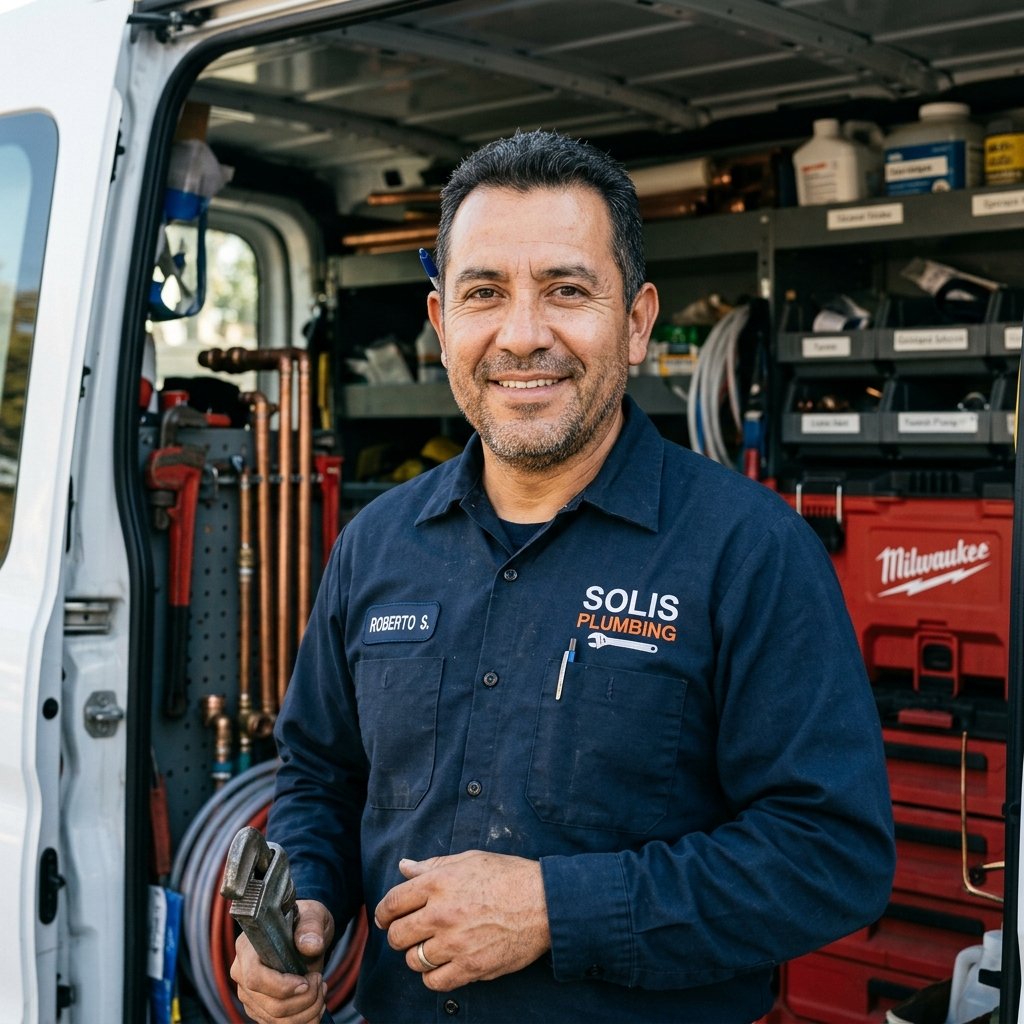 Roberto_Solis_Google_Reviews_202605261418 Smiling homeowner standing outside a residential property